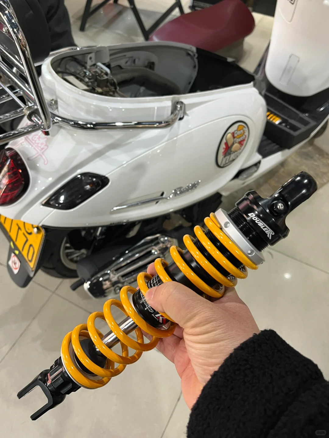 三阳飞度5升级后避震