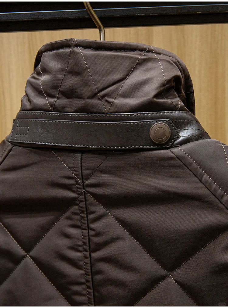 都市时尚穿搭 防水斜纹锦纶面料 秋冬男士