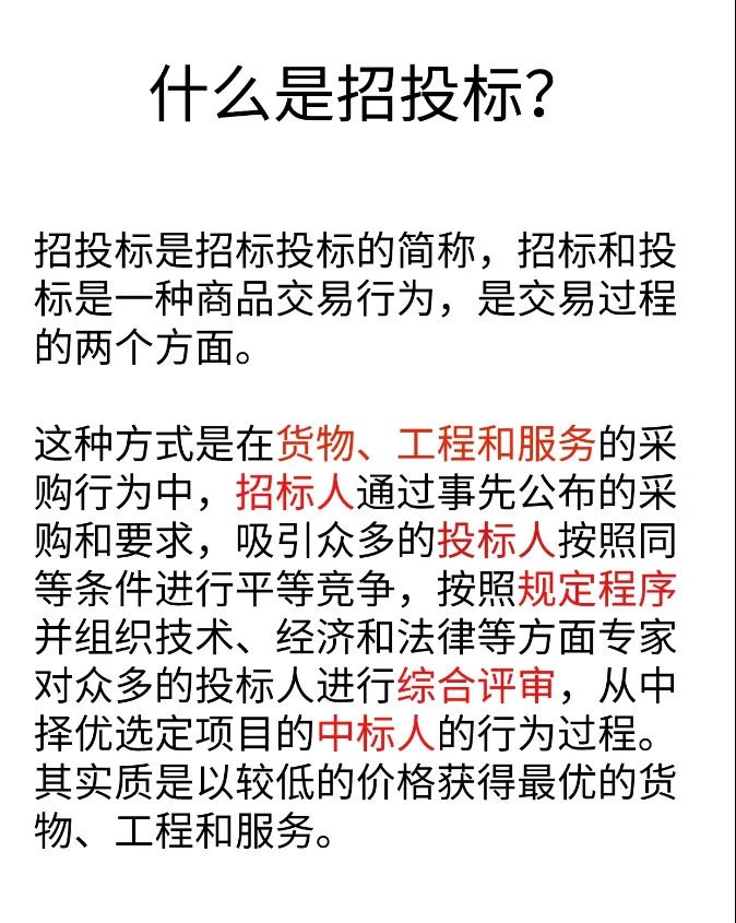 什么是招投标？你真的了解吗？