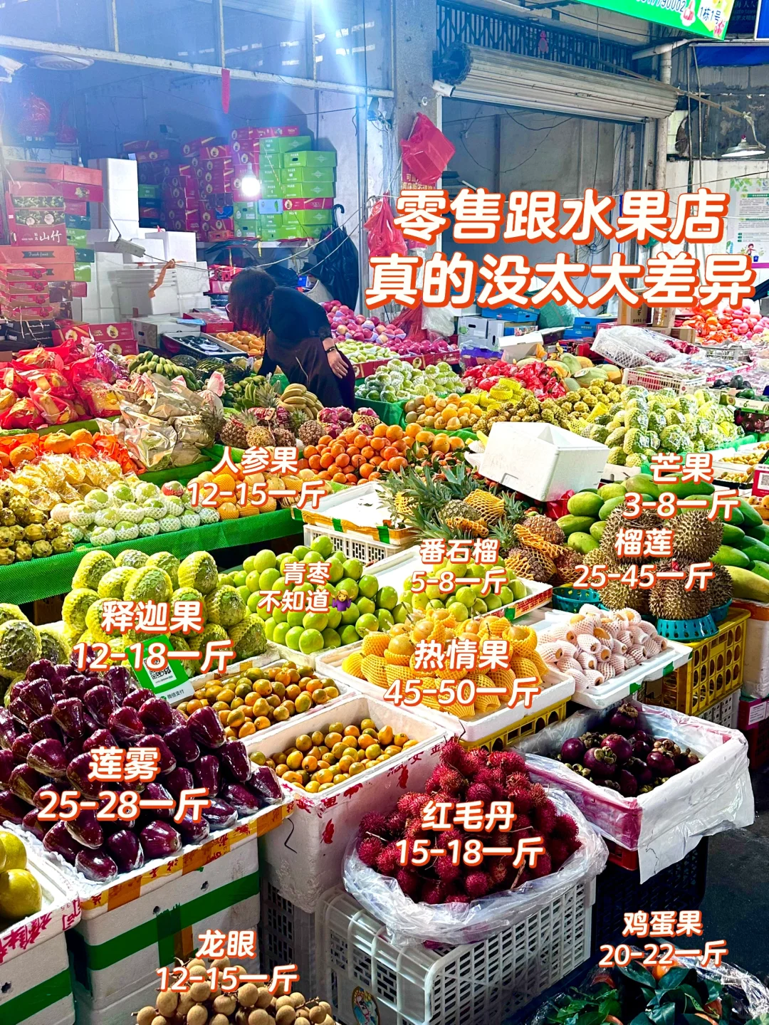 北海｜水果批发市场，我选杭州路市场路边摊❤️