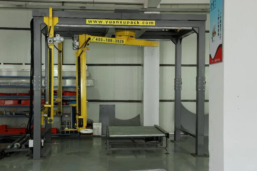 旭派克摇臂缠绕机，开启饮料行业包装新篇