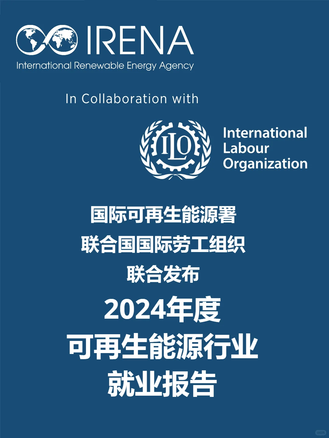 IRENA+ILO发布【2024可再生能源就业报告】