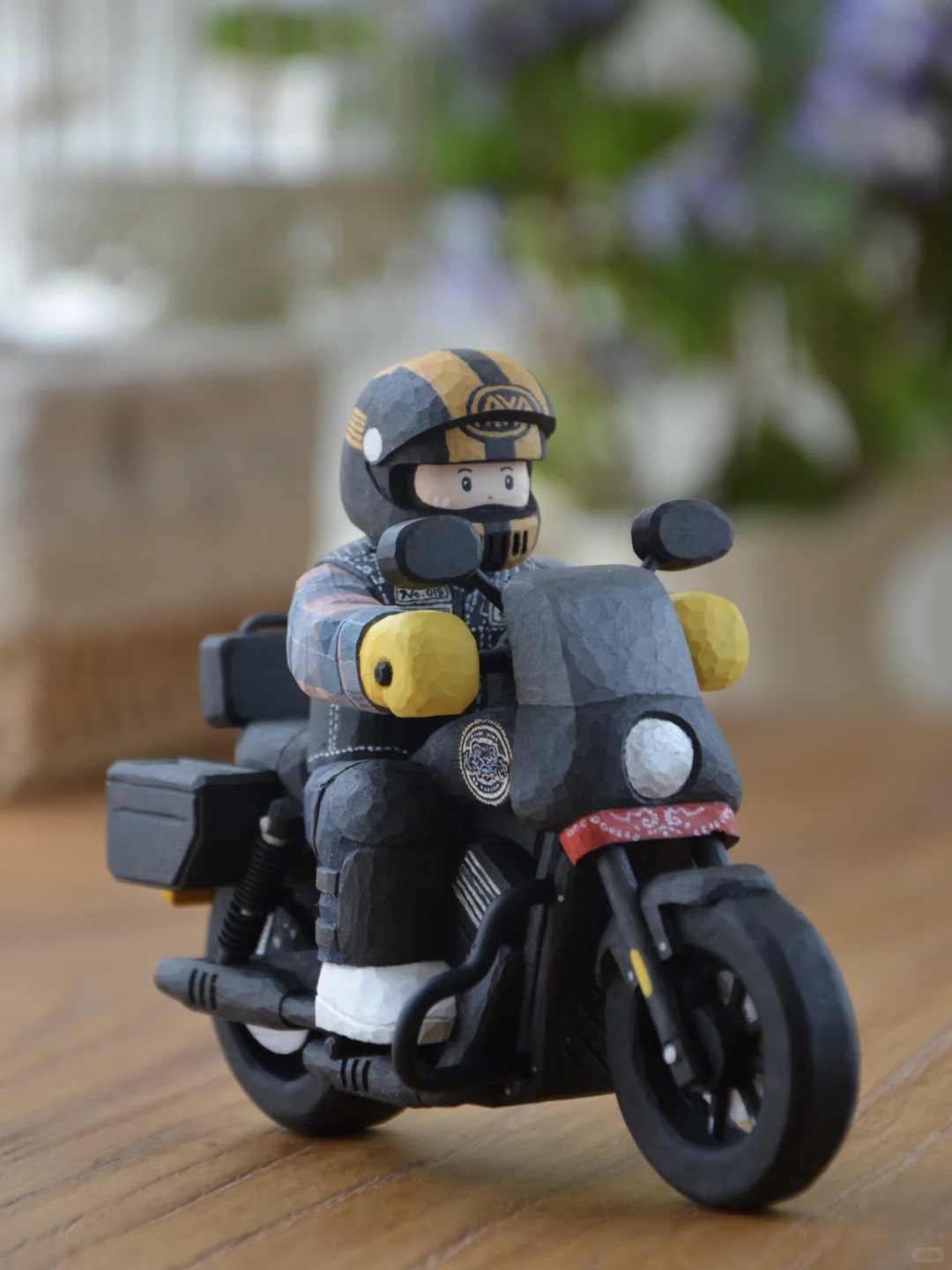 木头雕的摩托车？我不信！