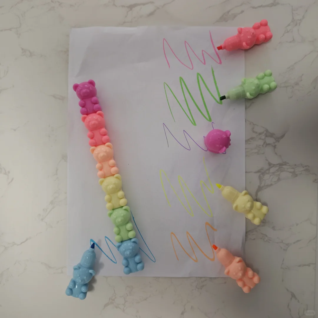 小熊彩绘荧光笔?✨
