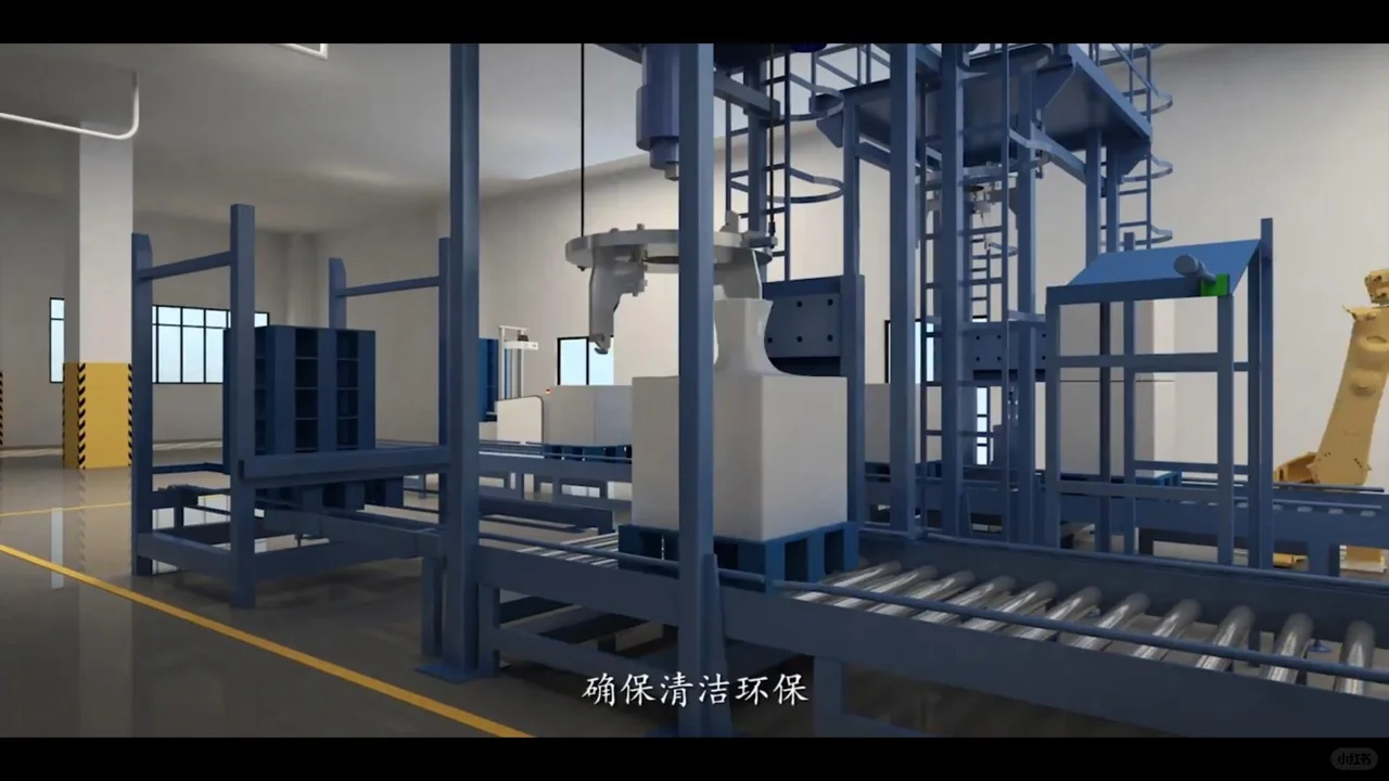 国内磷酸铁自动化智能生产线工艺流程