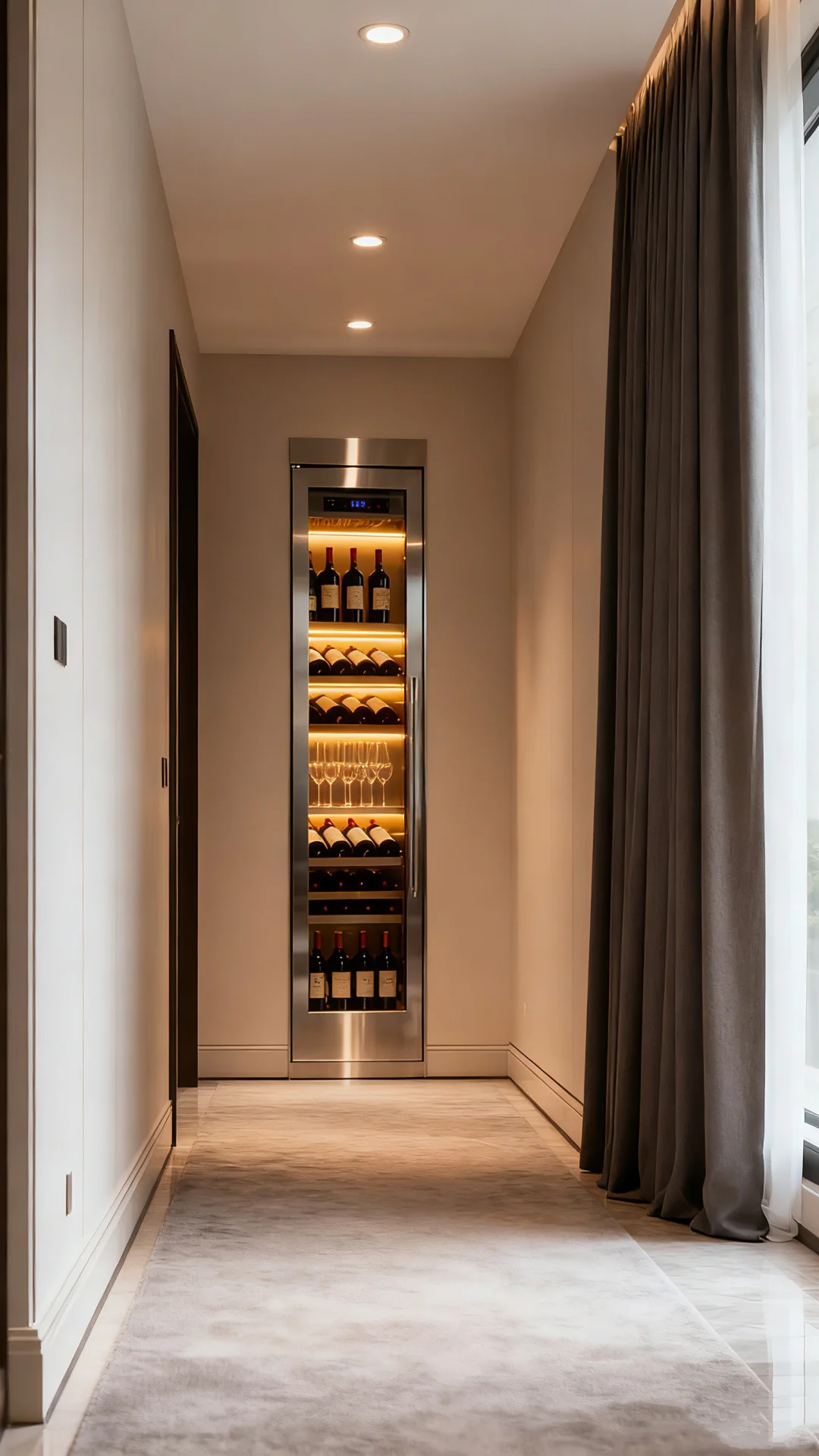 充满设计感的酒柜让居家空间提升生活品质