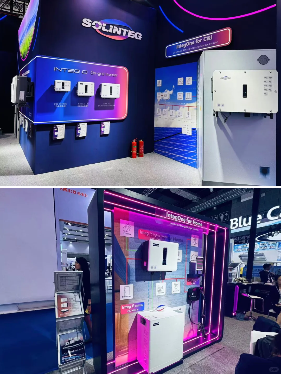 SNEC上海光伏展-天青元储-展台设计搭建