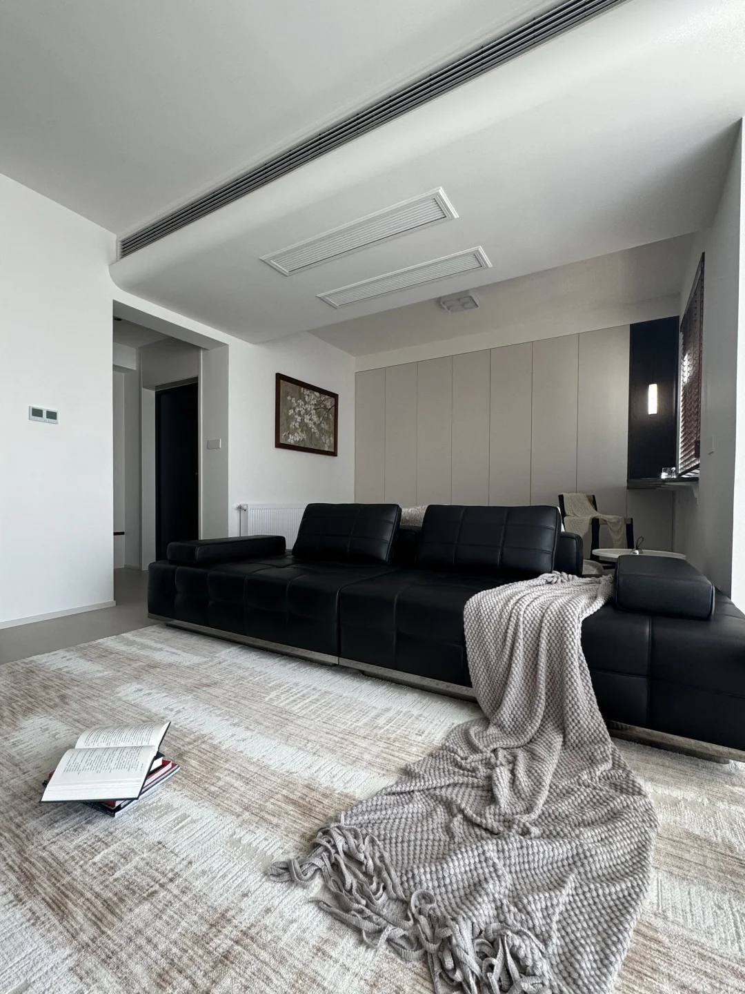 当客厅拥有了开放收纳间