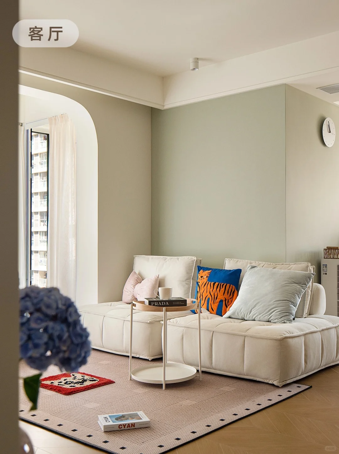 装修案例分享丨105㎡治愈系北欧风小宅