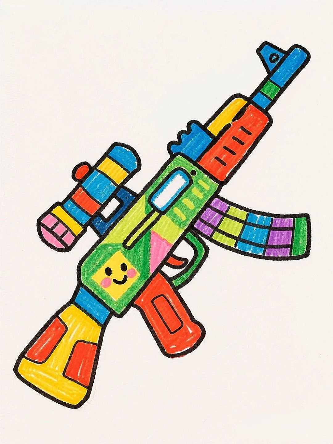 儿童画素材（30）：玩具