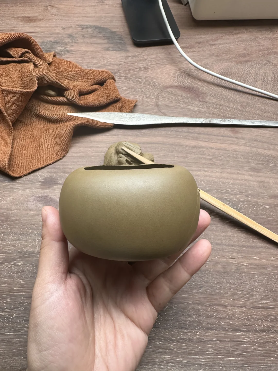 做一个莲花小盂…手工独一无二