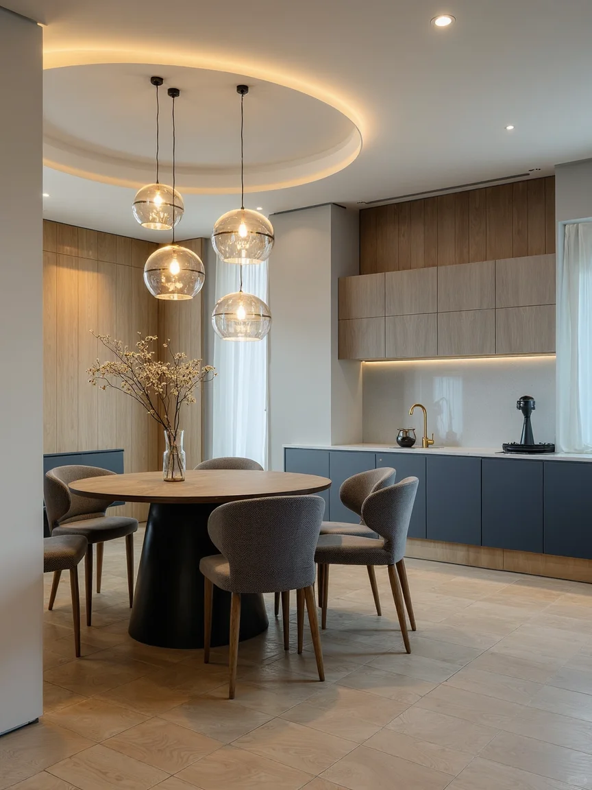 沙发背靠开放式书房!白嫖大横厅+收纳爽飞