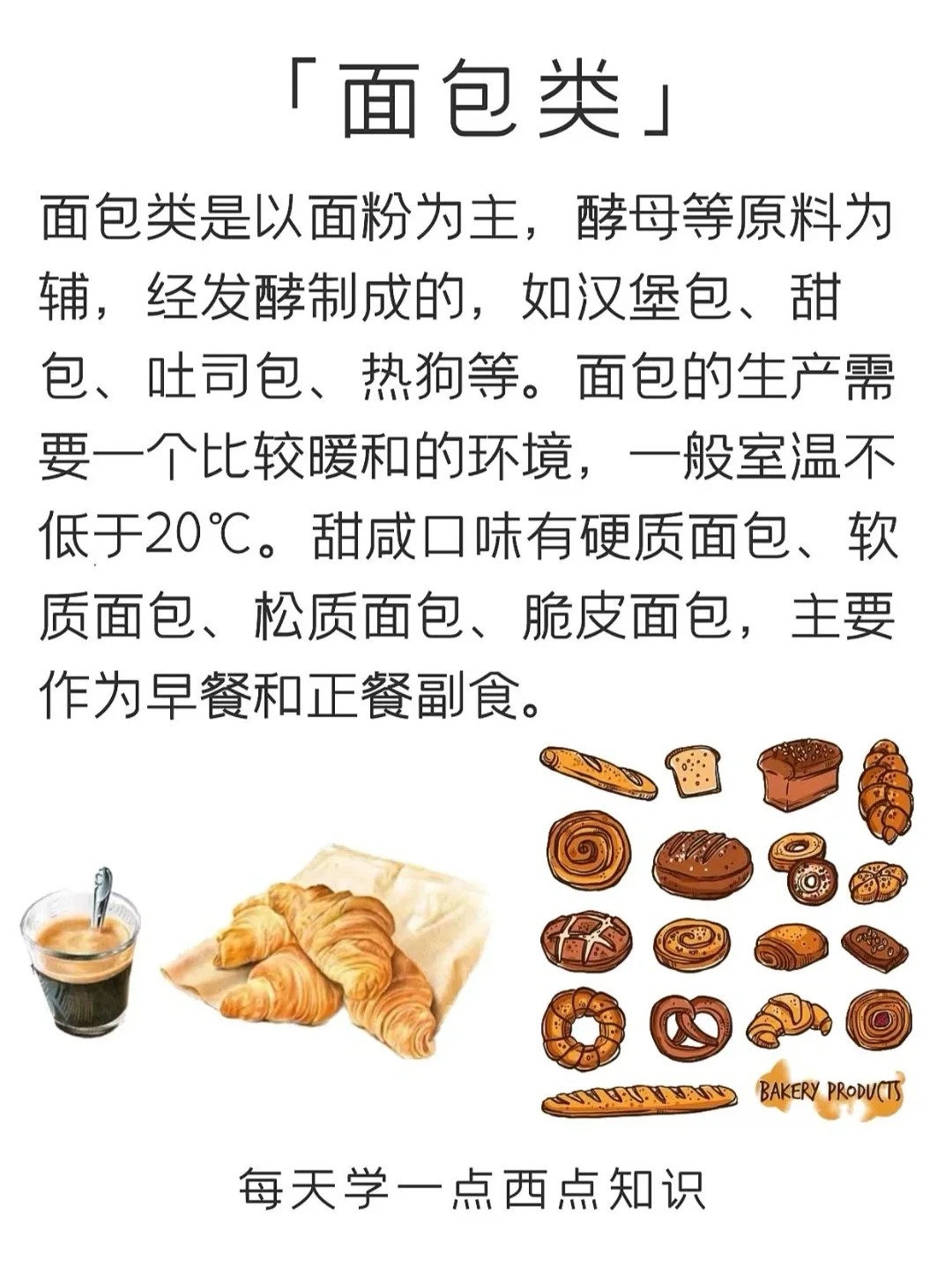 终于有人讲清楚西点种类了…