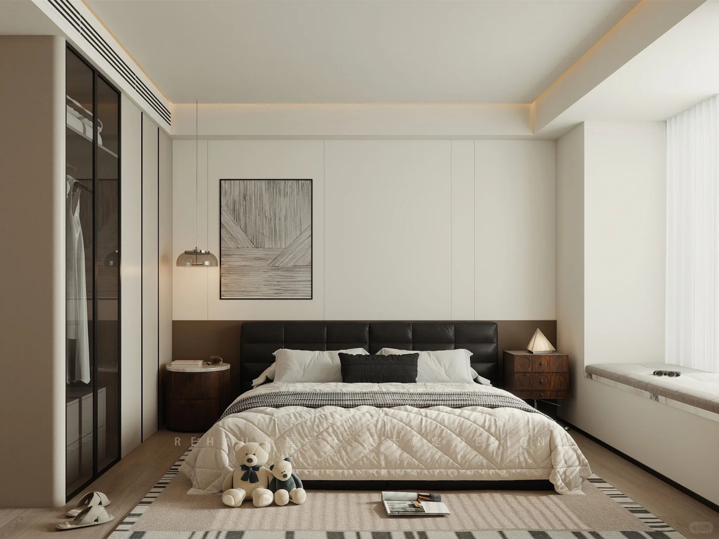 上海汇元玺|客餐厅一体化的全屋定制设计