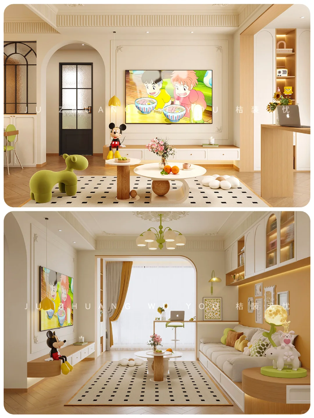 上海72m²地台沙发+复古风,✨被业主赞爆啦~