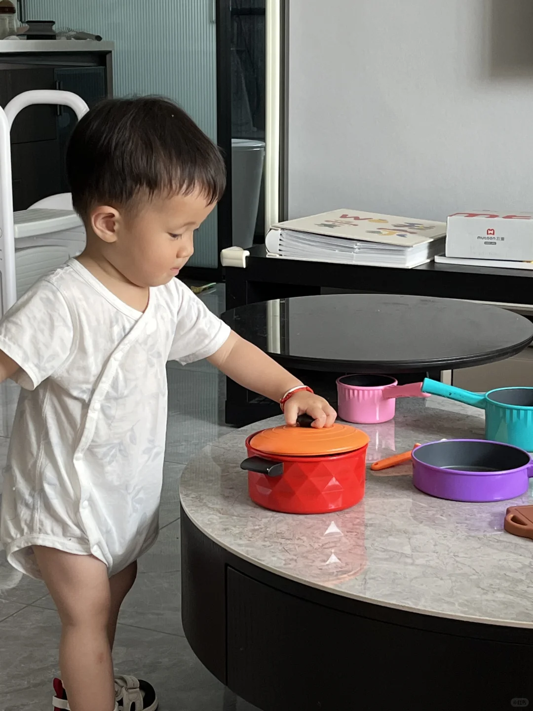 38圆的仿真锅太香啦！儿子“做饭”我追剧?