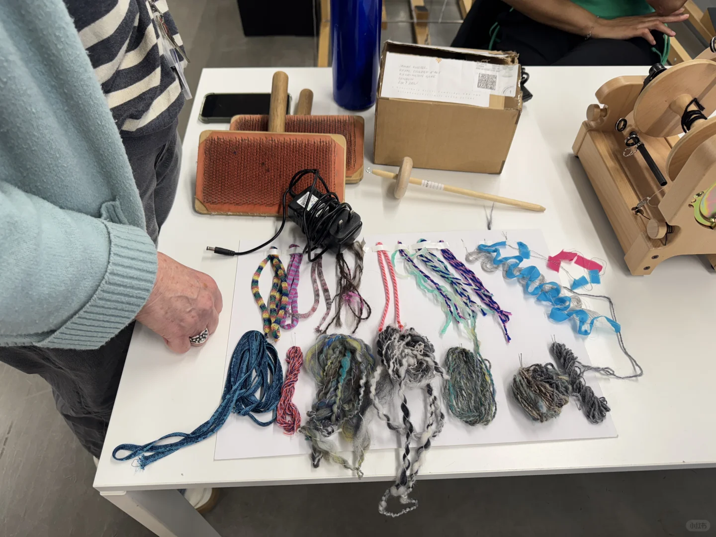 用纺线车纺线|学会制作S和Z twist yarn