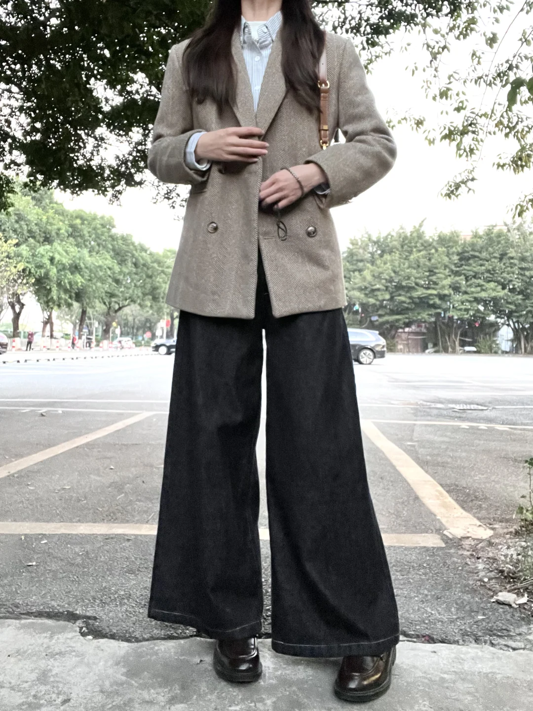 我愿称之秋冬高智感干练气质上班通勤叠穿！