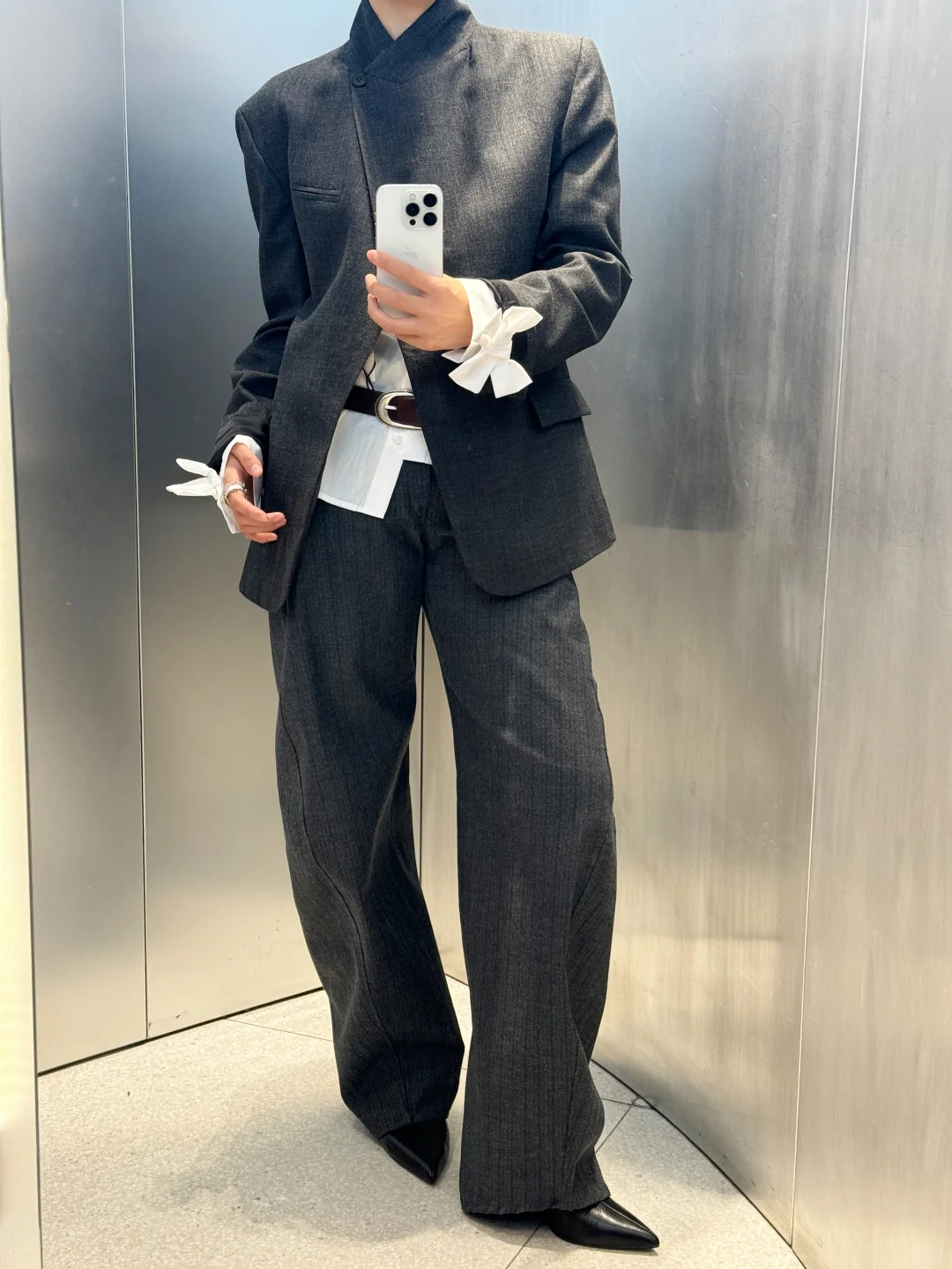 Zara这套西装真…清冷又贵气的女绅士风