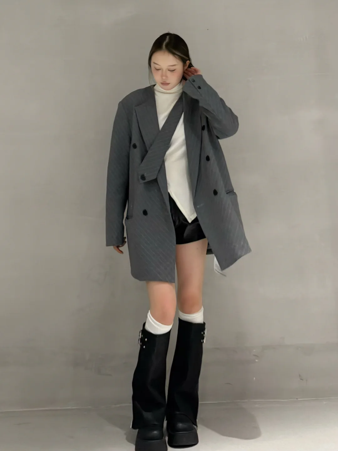 职场Outfits?｜充满高智感的格雷系西装?️