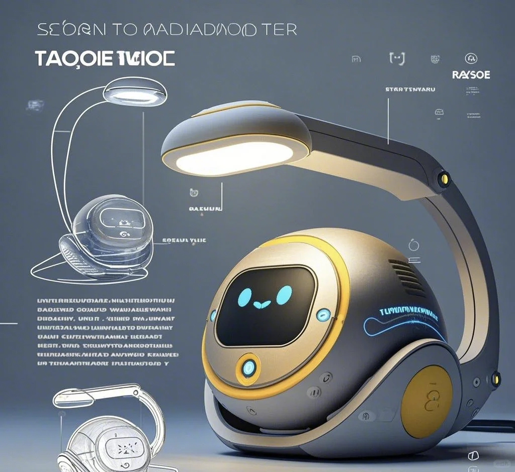 概念学习伴侣台灯:启明!你懂学习它懂你!