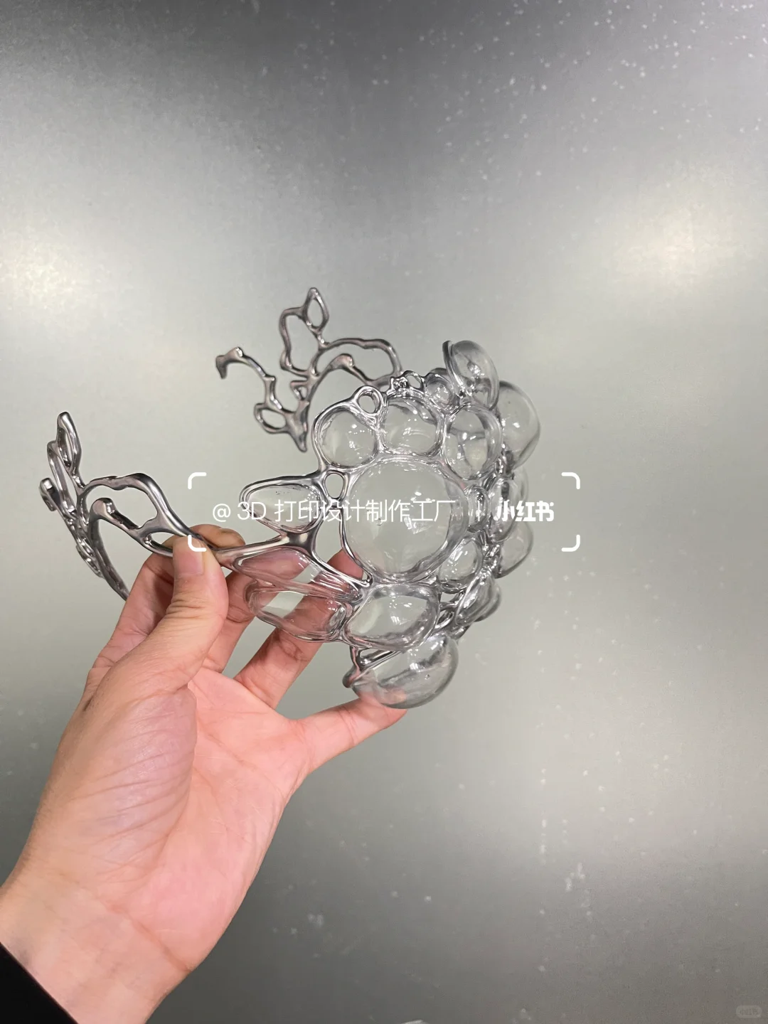 电镀银结合透明树脂