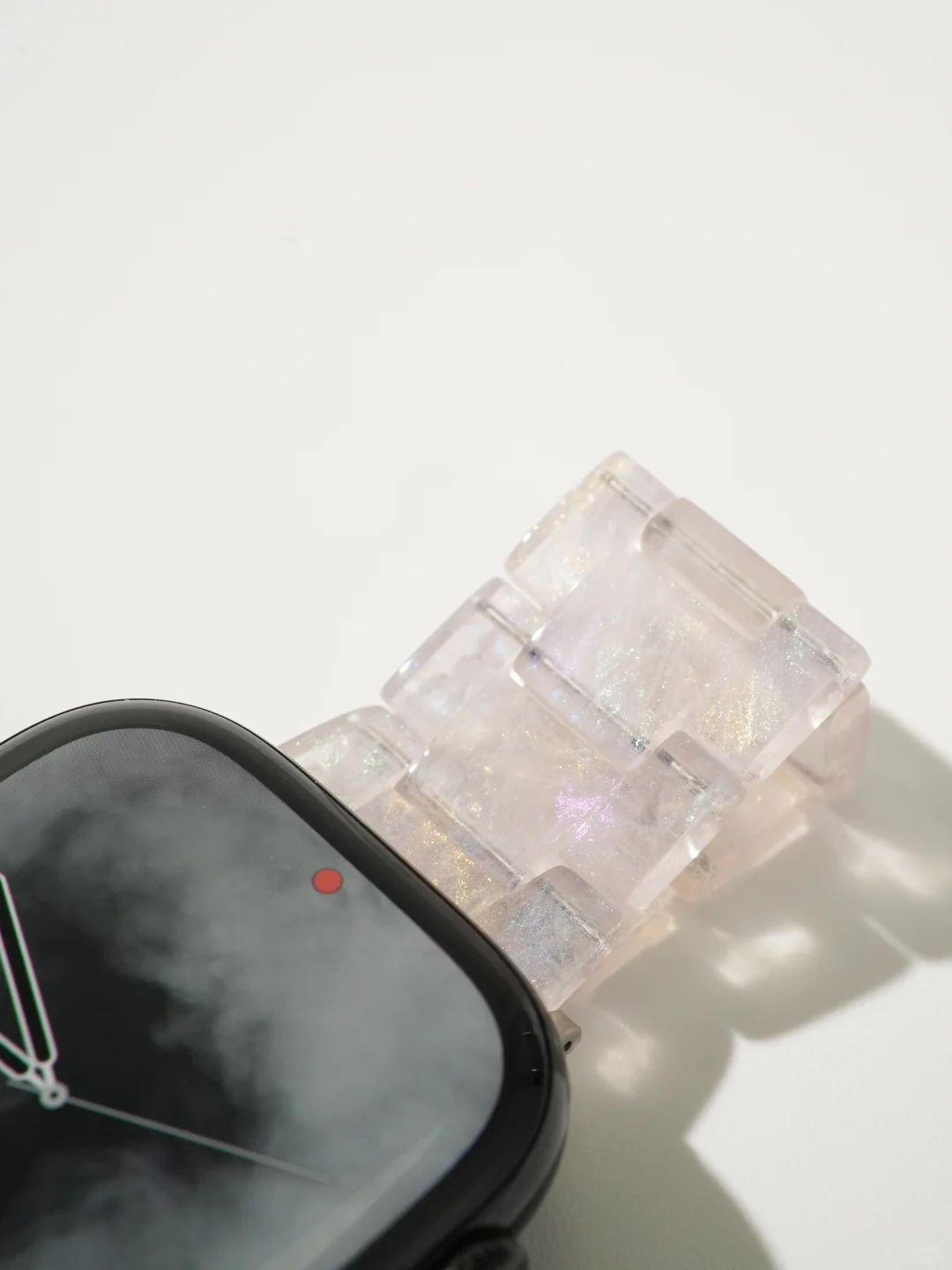 鎏金镶嵌 ✨透明树脂小众款表带 美到失语