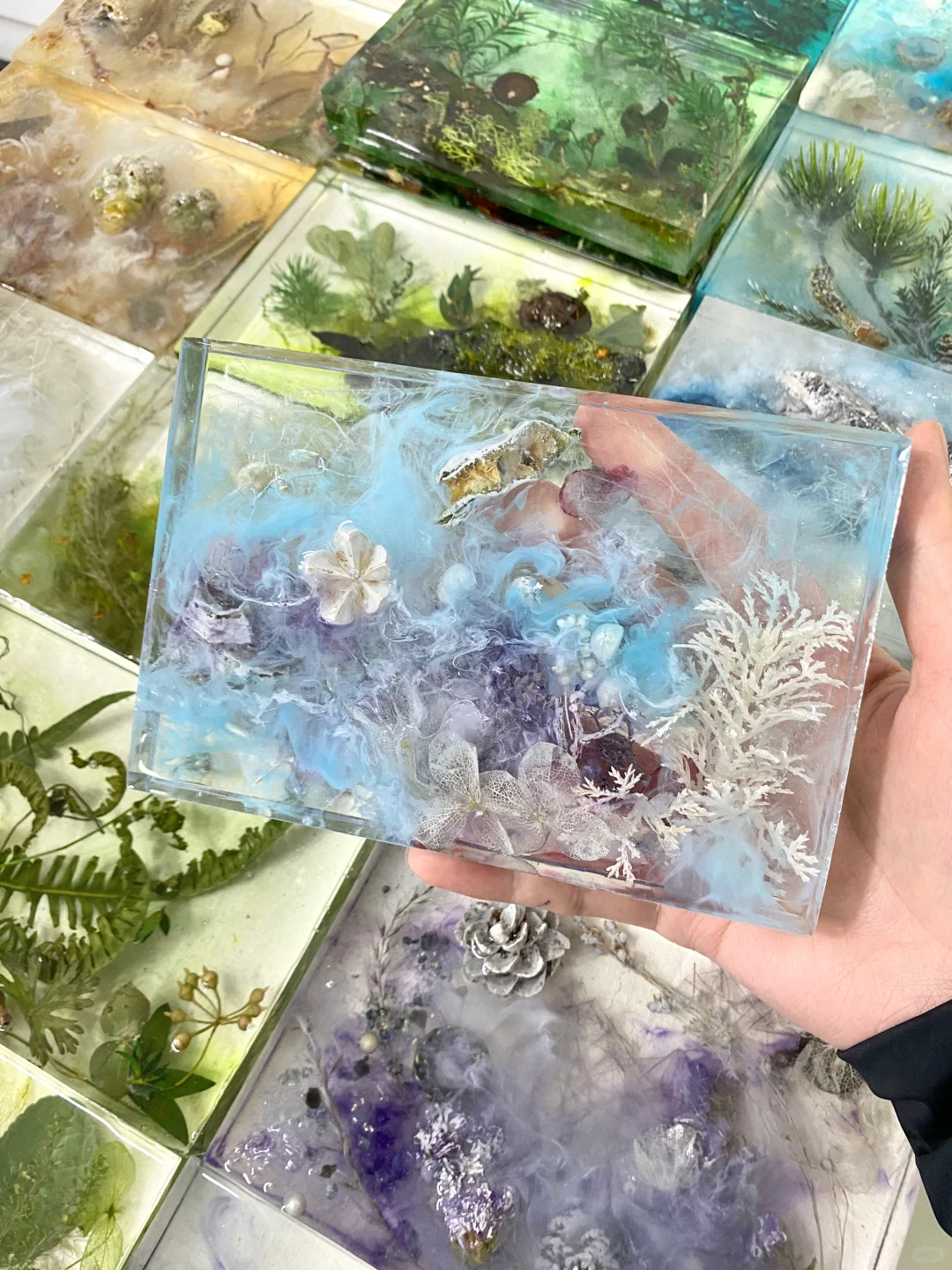 树脂手作｜收藏一块地质眼泪