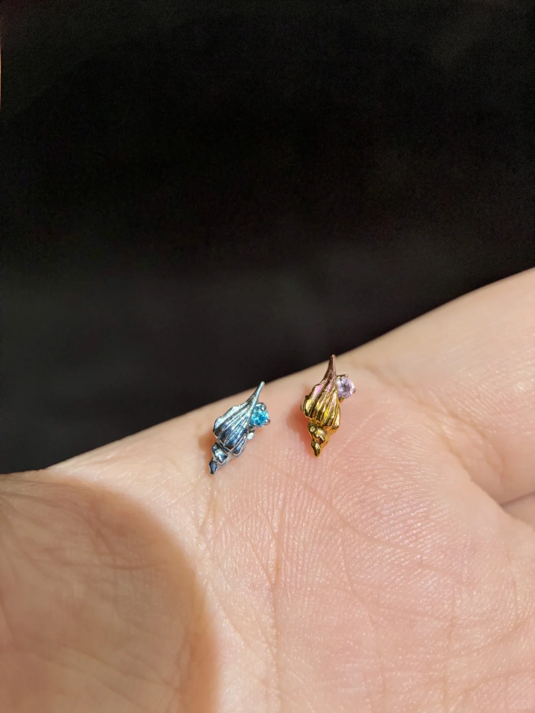 Live.海螺?耳钉版 养耳洞首选钛合金✌️