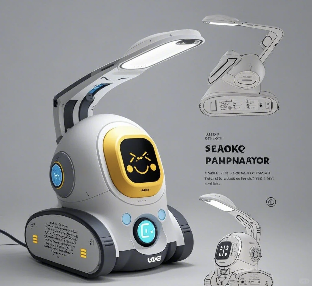 概念学习伴侣台灯:启明!你懂学习它懂你!