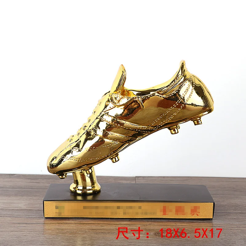 树脂奖杯足球先生金鞋金球奖杯