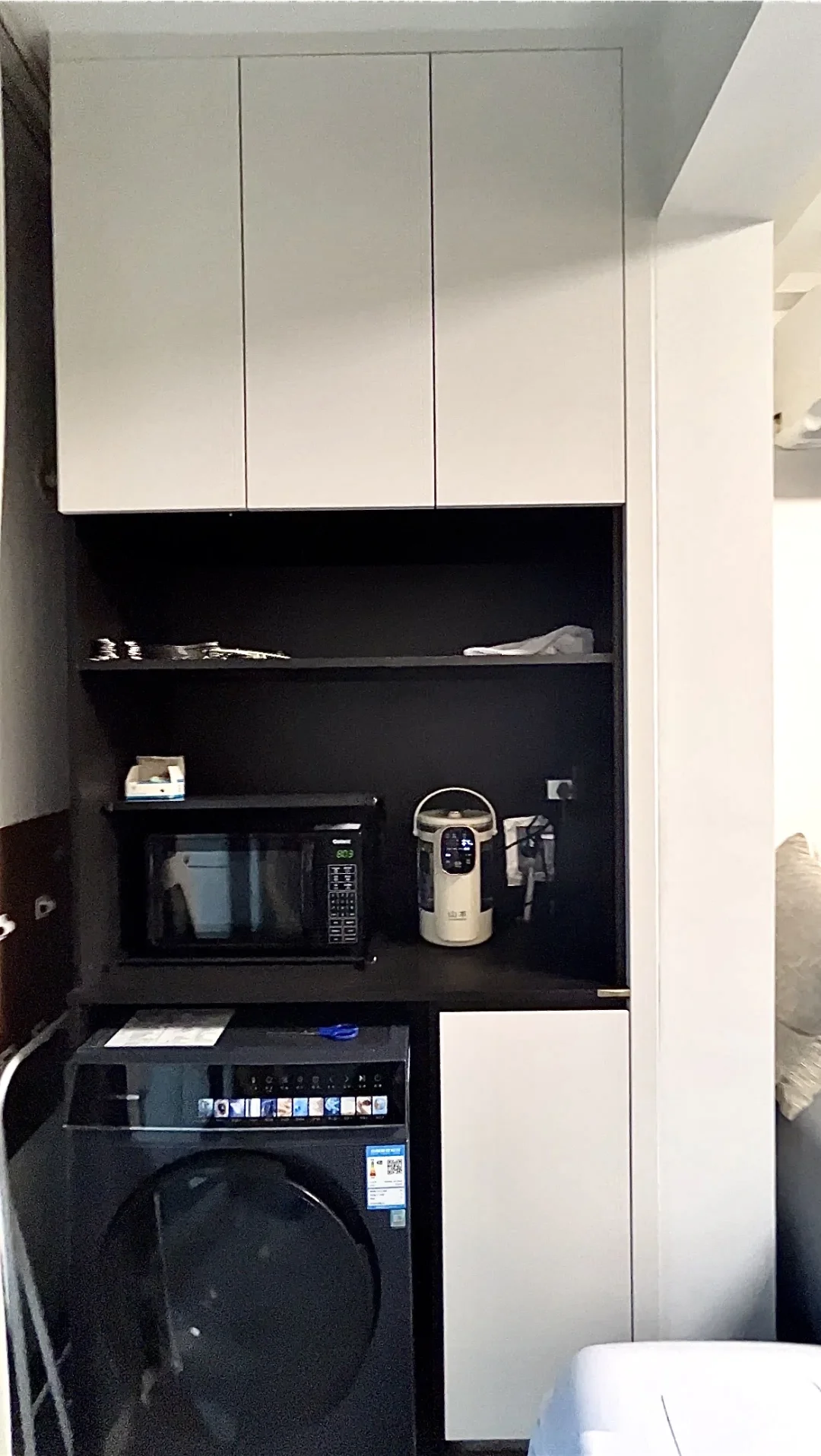 小户型阳台柜改造一柜多用,把空间利用到..