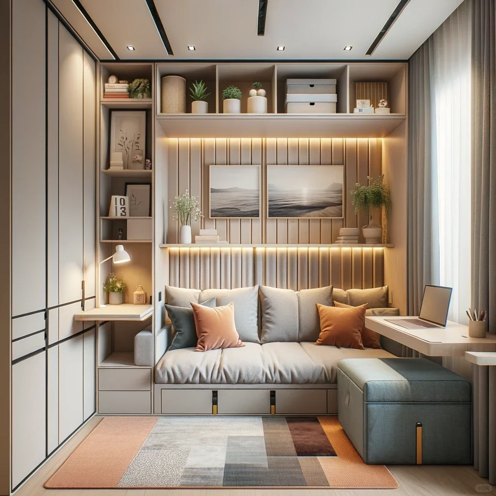 ?小空间大作为:如何设计一个多功能房间??