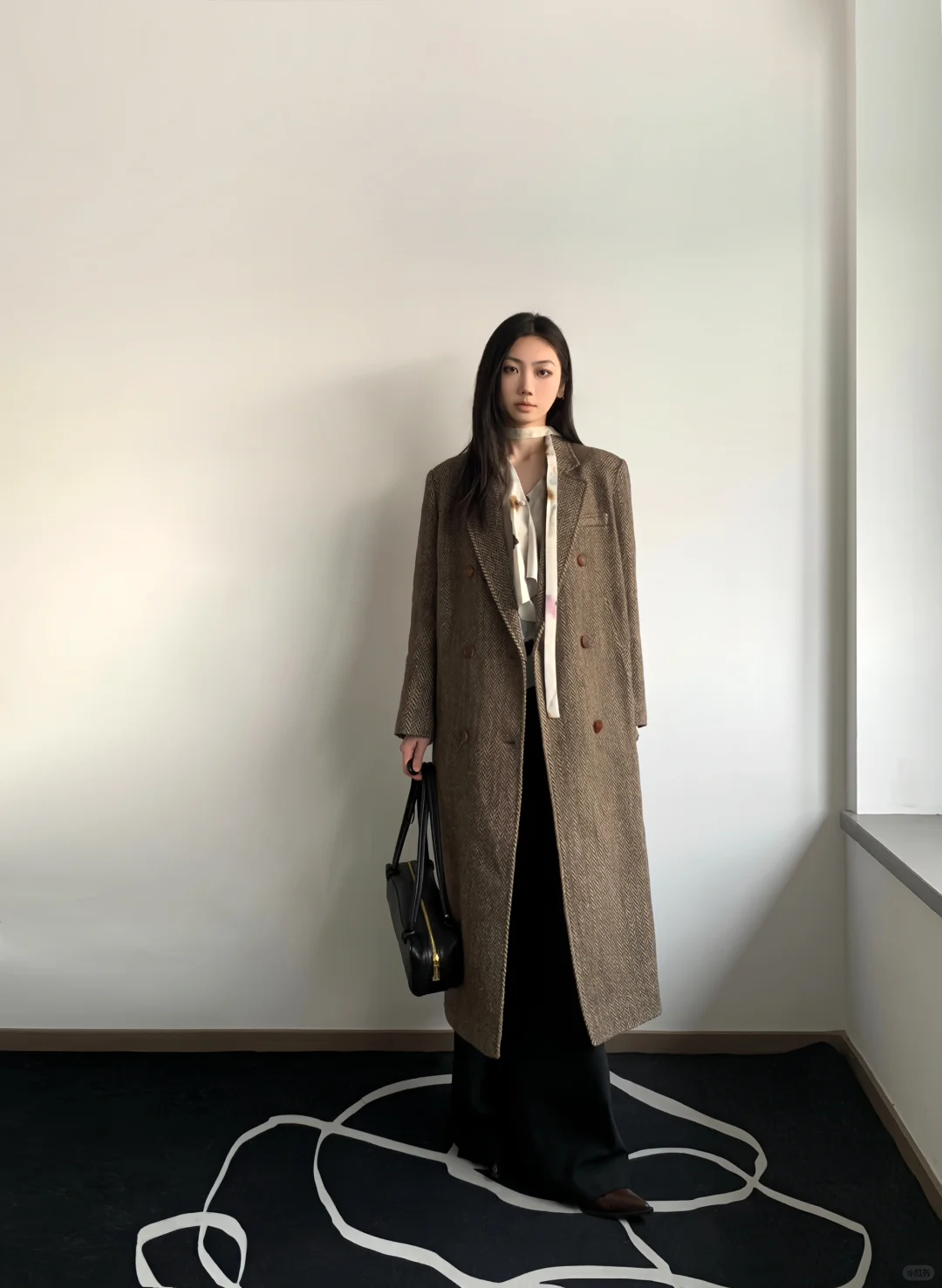 姐系氛围感｜高级allgrey驼色大衣穿搭合集