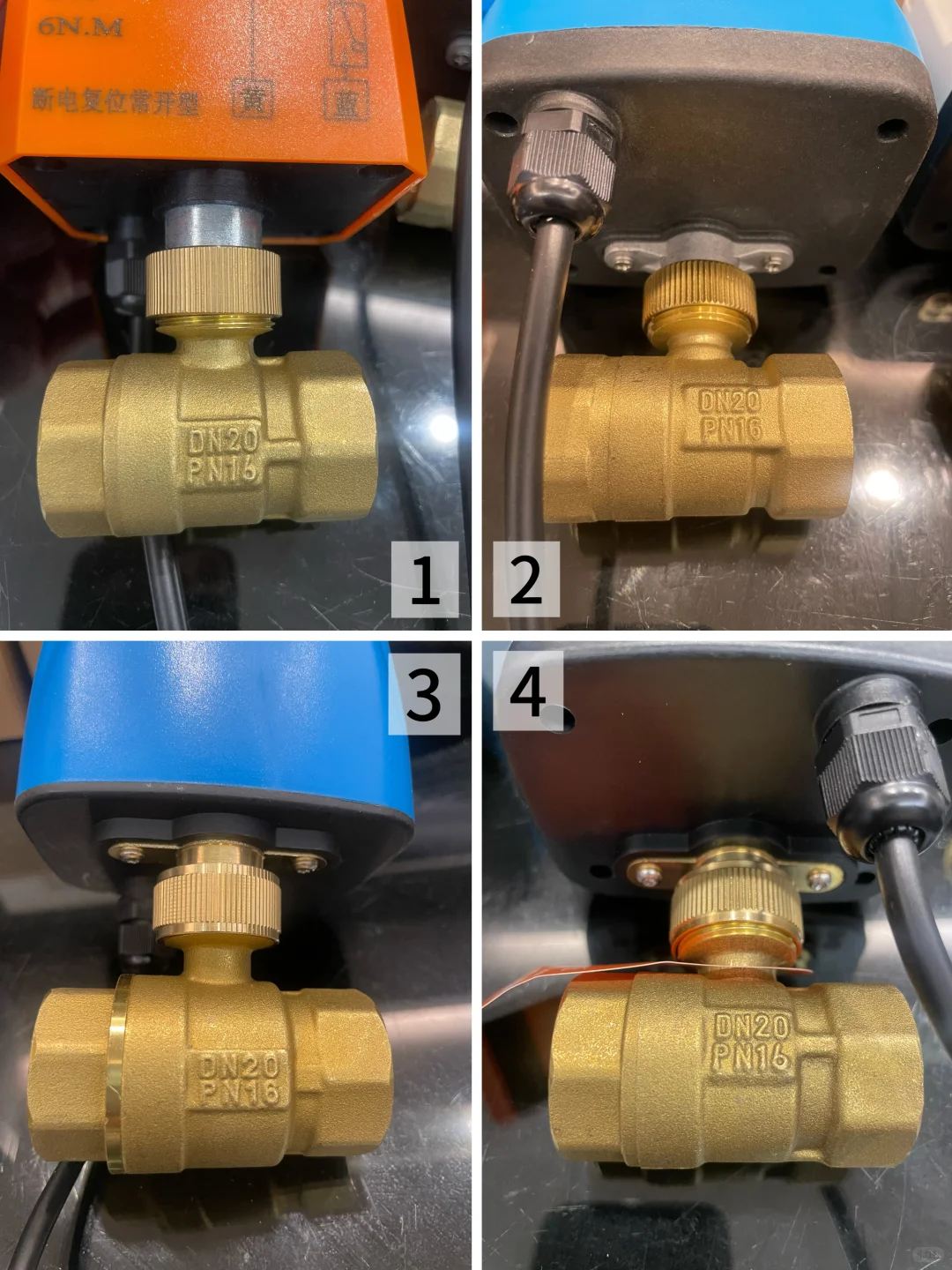 漏水保护→常开电动阀 4选1