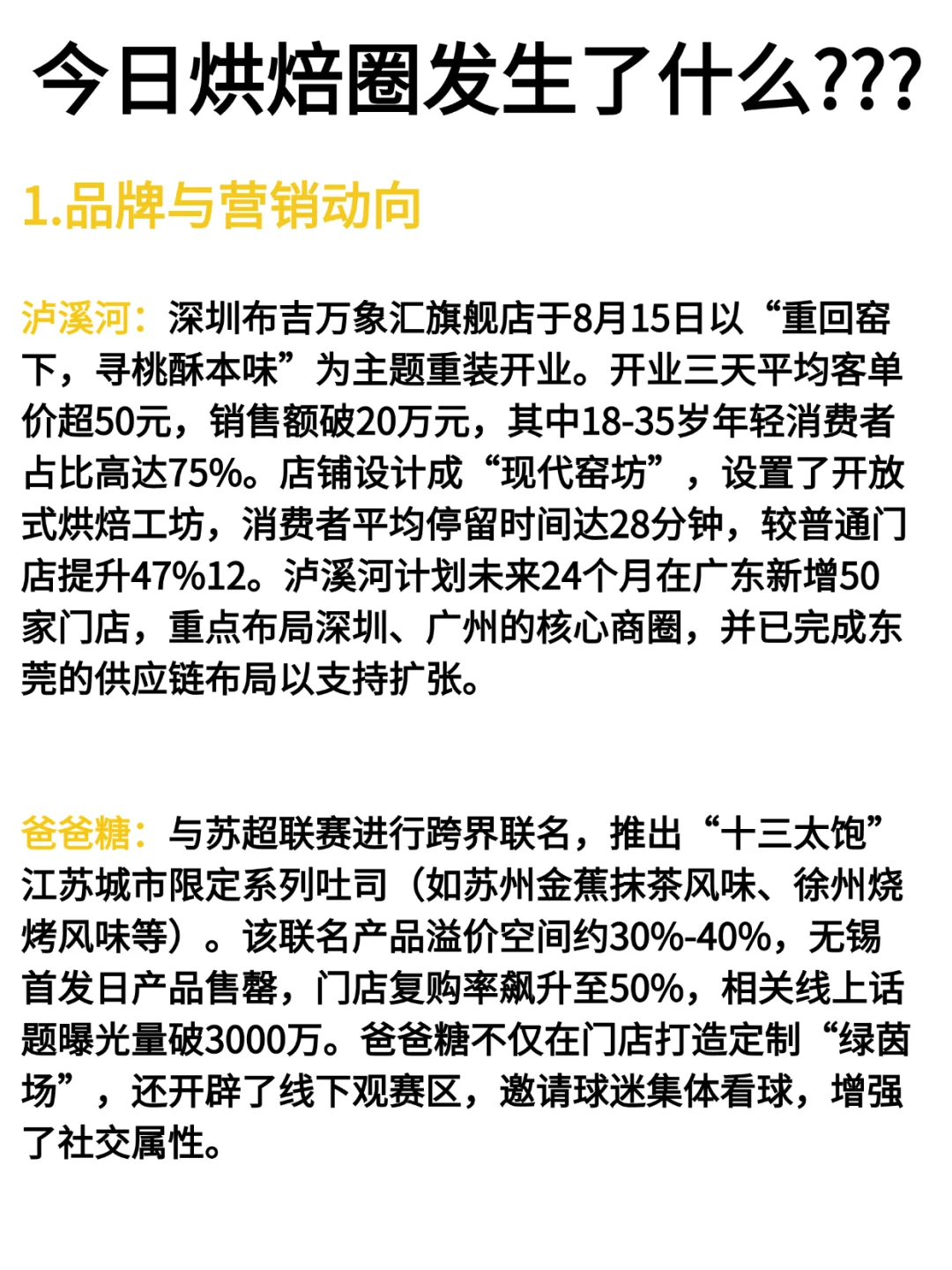 今日烘焙圈发生了什么❔❗️