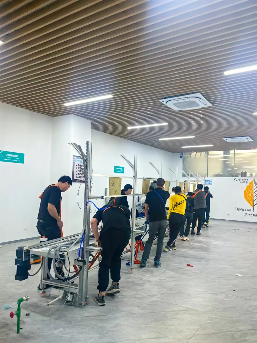 企业搬迁——流水线拆装