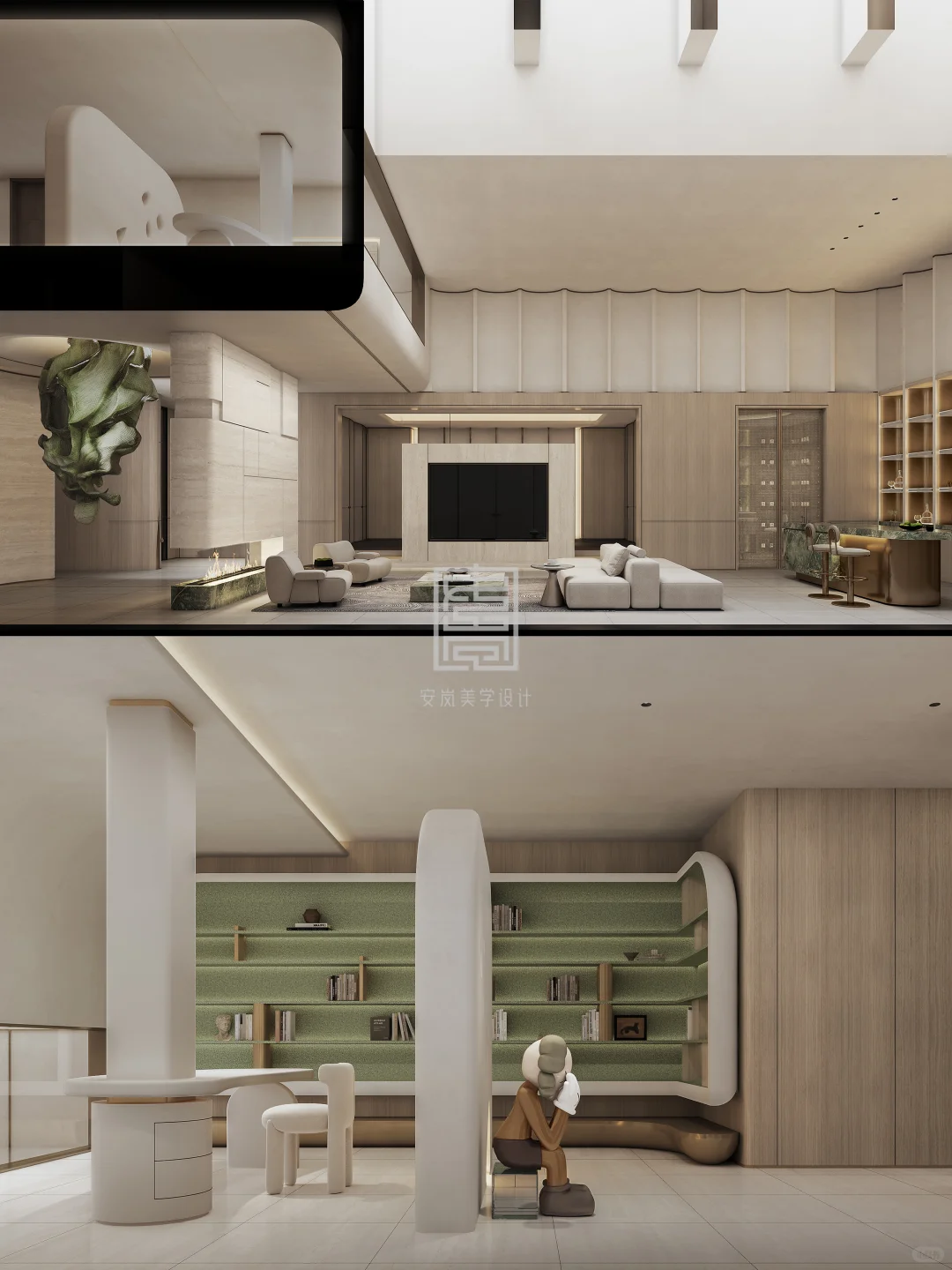 全案设计|家的垂直艺术馆