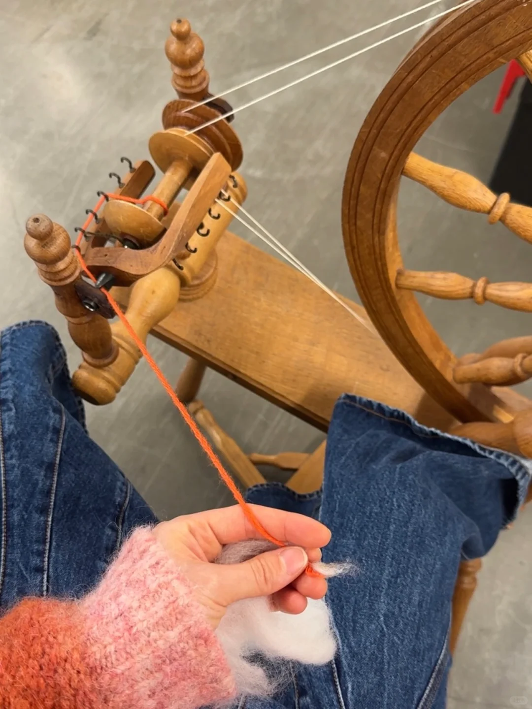 用纺线车纺线|学会制作S和Z twist yarn