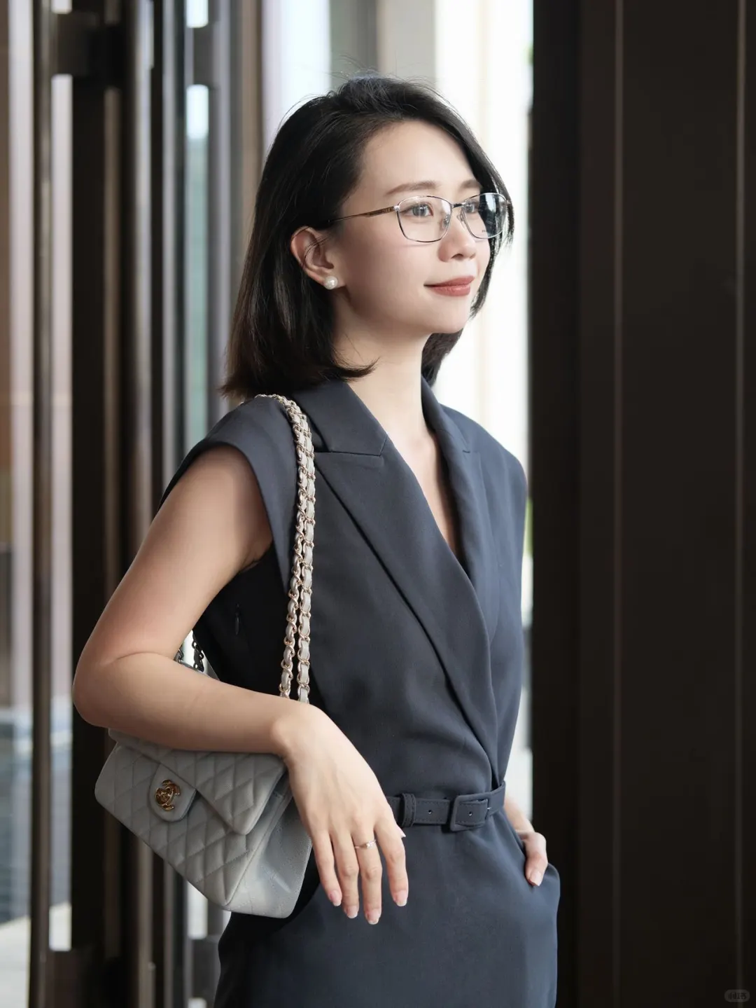 职场女博士OOTD丨气质西装裙 高智感拿捏