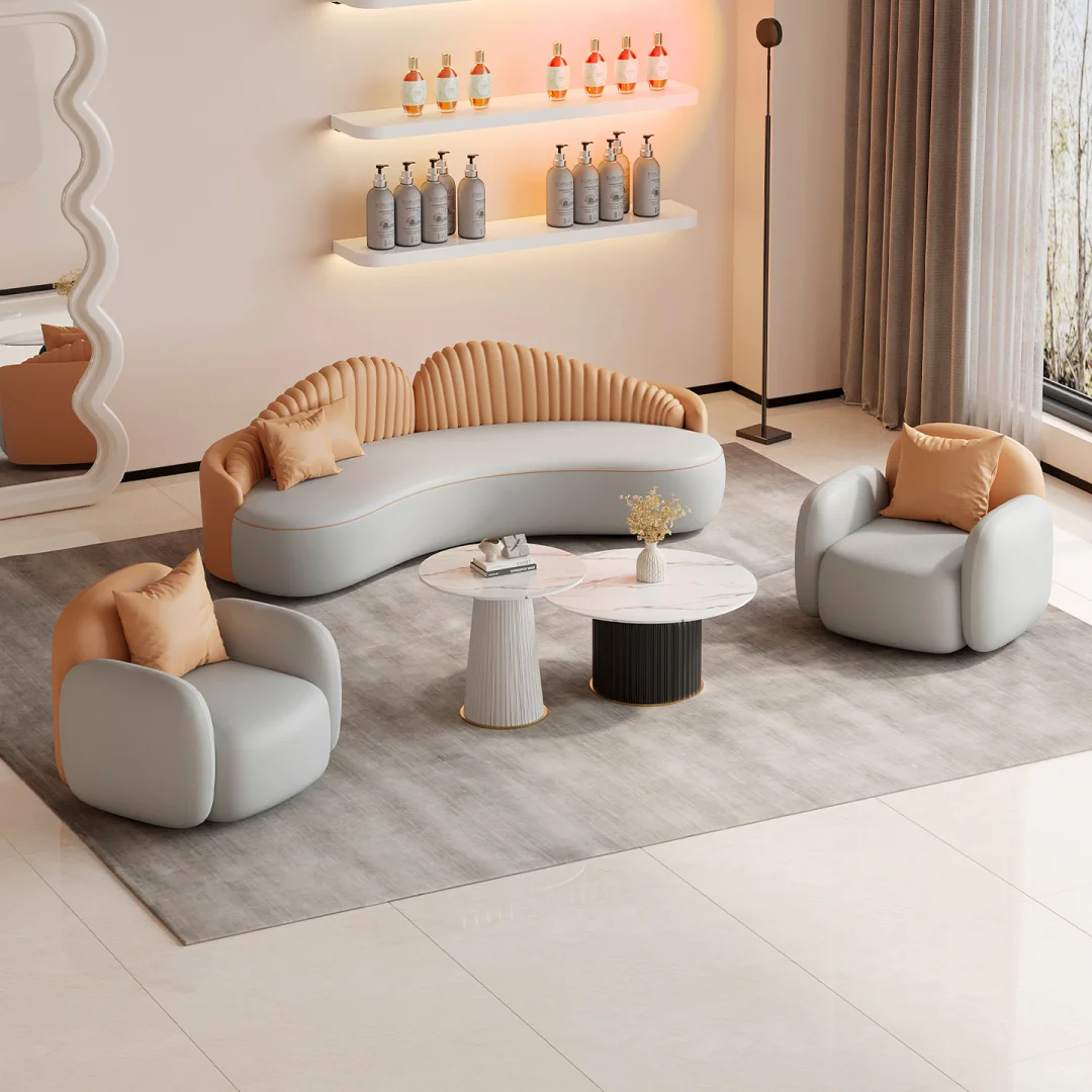 弧形沙发，打造简约优雅的家居空间