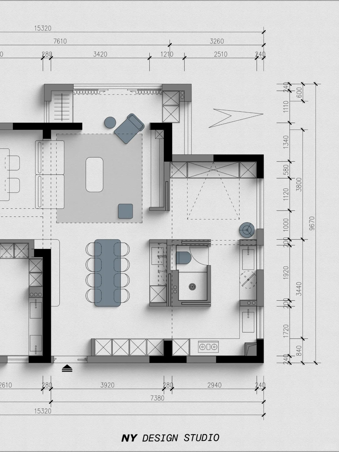 | 四房改三房,超级大横厅真的爱了!|
