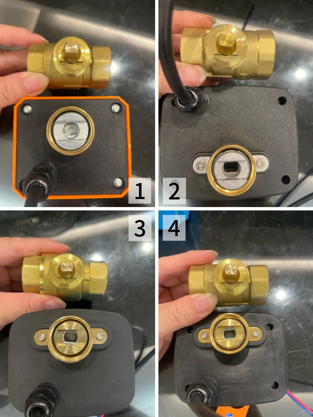 漏水保护→常开电动阀 4选1