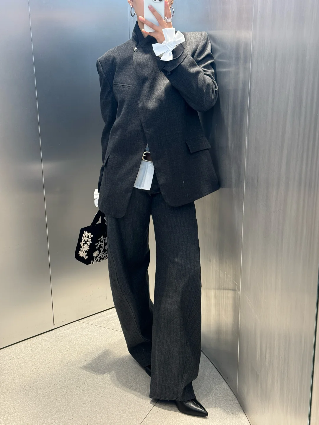 Zara这套西装真…清冷又贵气的女绅士风