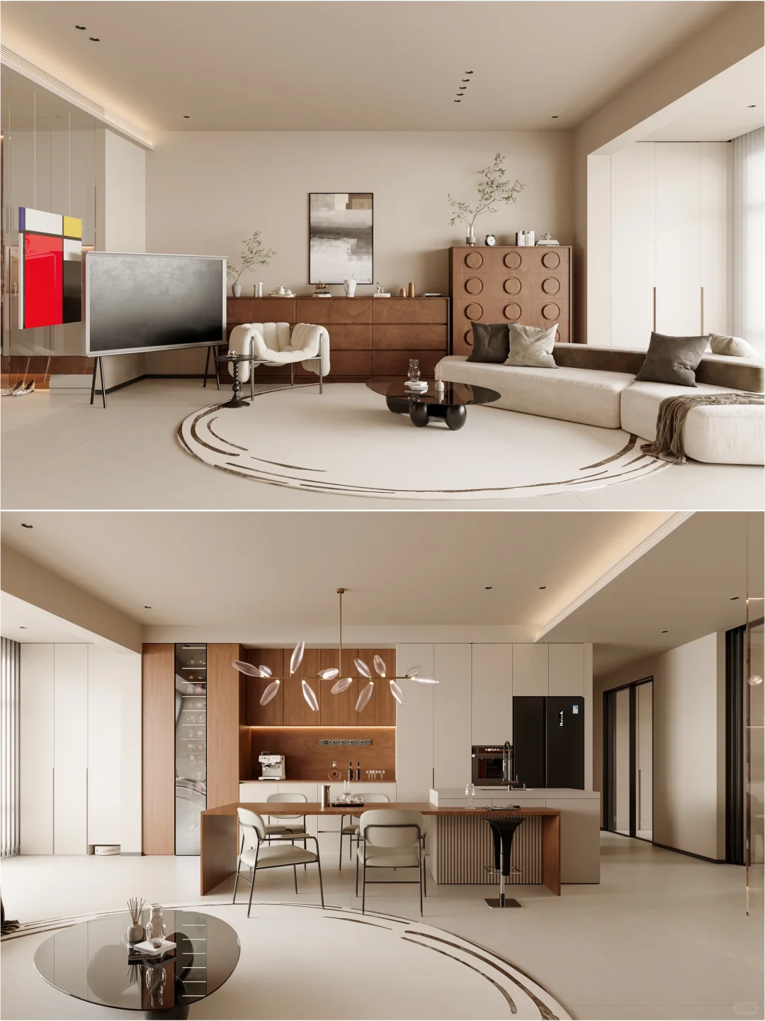 听我一句劝!去客厅化设计超适合大平层?