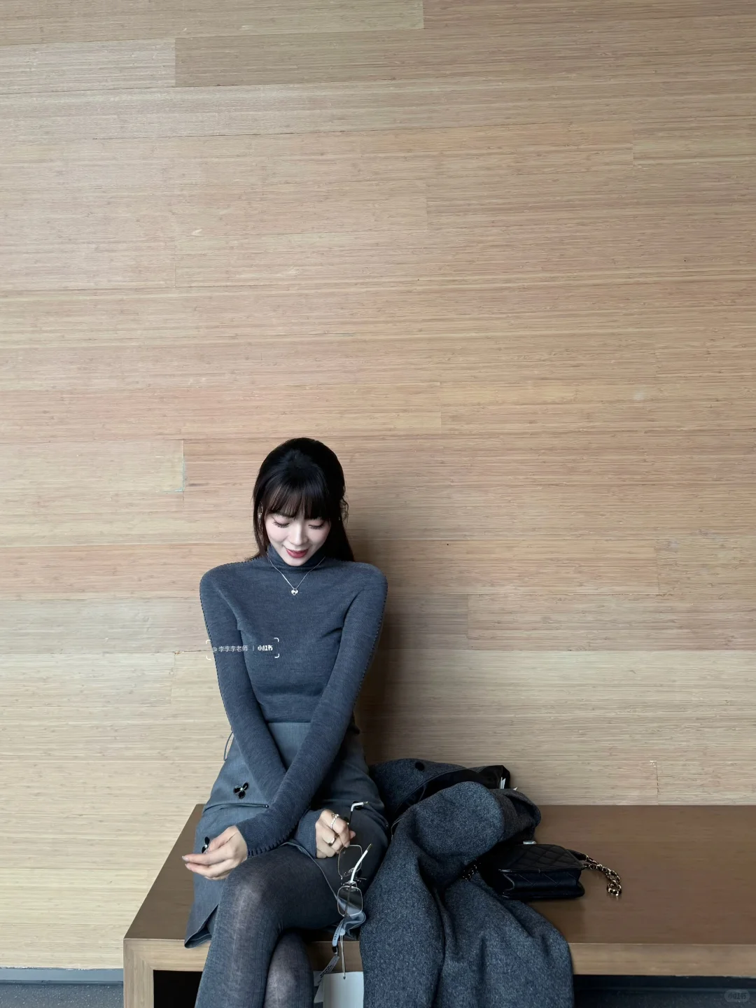 自带高智感的暮色灰?老师气质穿搭