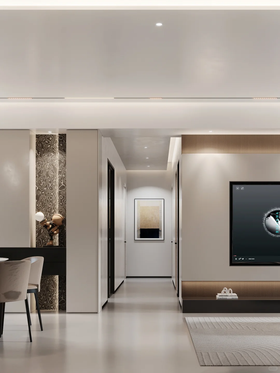 近期案例|中交滨海一家四口简约风的家