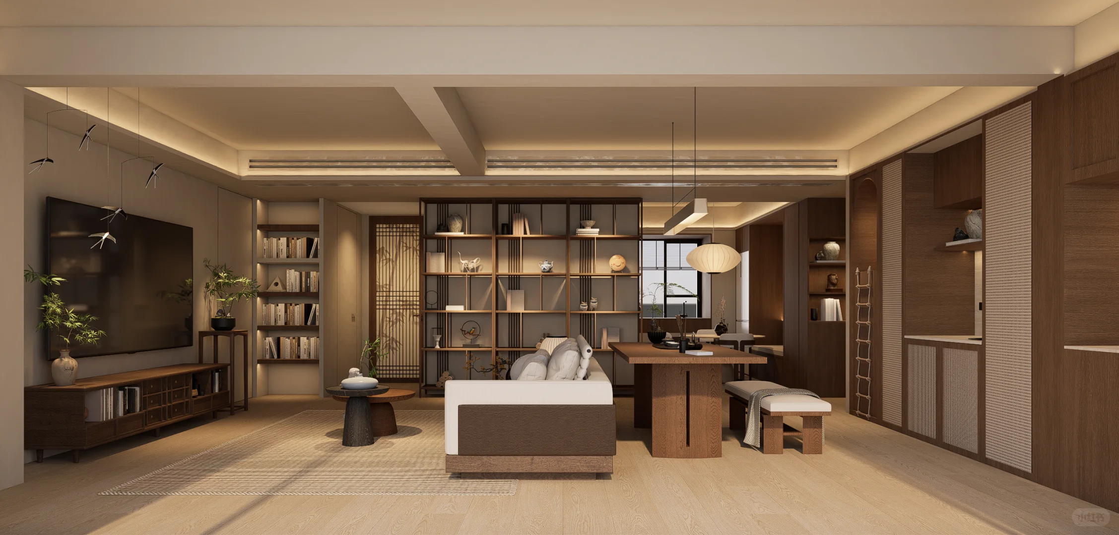 南昌|精装房改头换面宋式风格之家