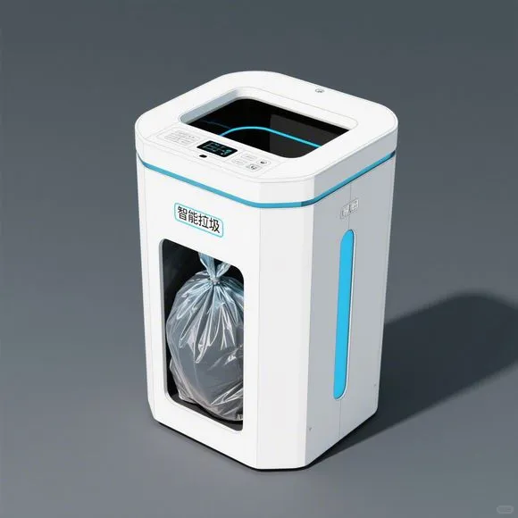 ?垃圾自动打包,这垃圾桶也太智能啦!
