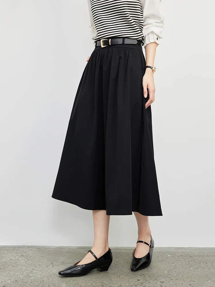 欧莎 ·经典法式复古黑裙小伞裙